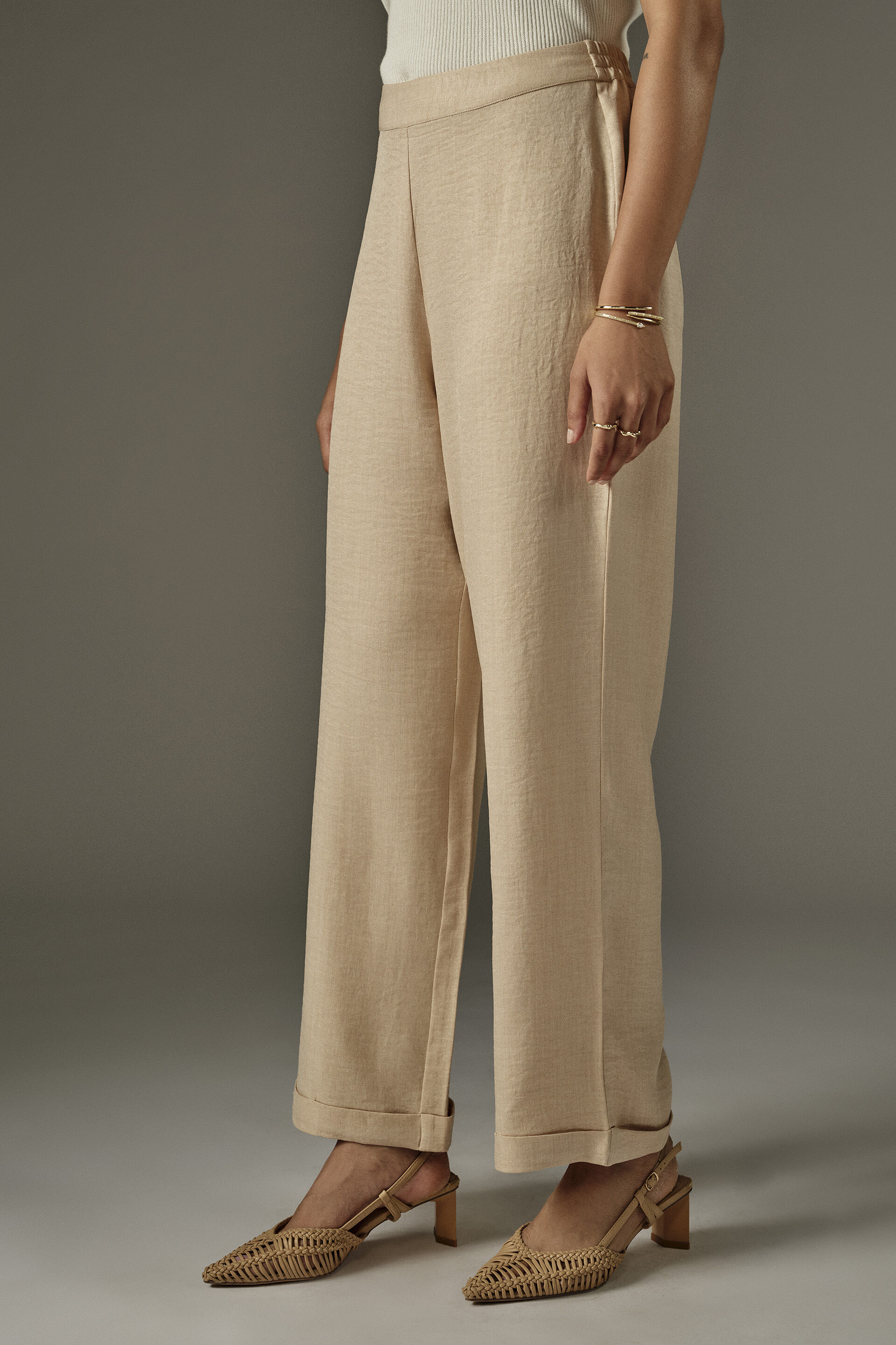 Elin Ecru Pants, Cream, image 3